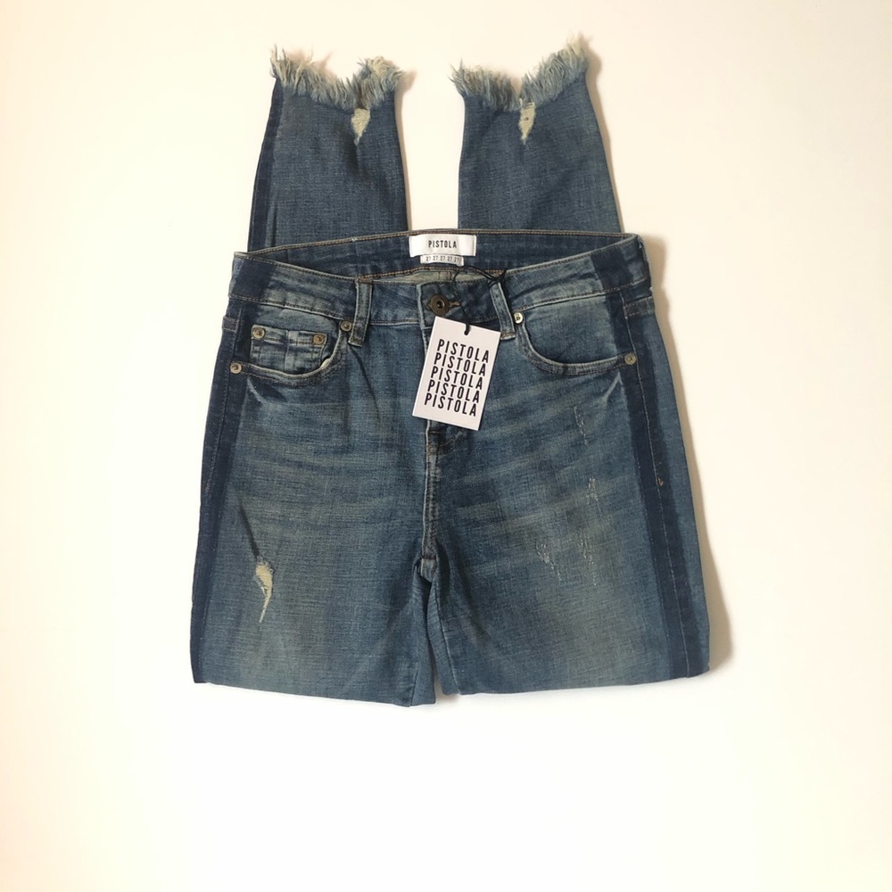 Pistola Womens Audrey Denim Mid Rise Jeans